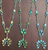 One Of A Kind Horseshoe Luxe Stone Sterling Silver Cluster Necklaces-Chain Necklaces-Krush Kandy, Women's Online Fashion Boutique Located in Phoenix, Arizona (Scottsdale Area)