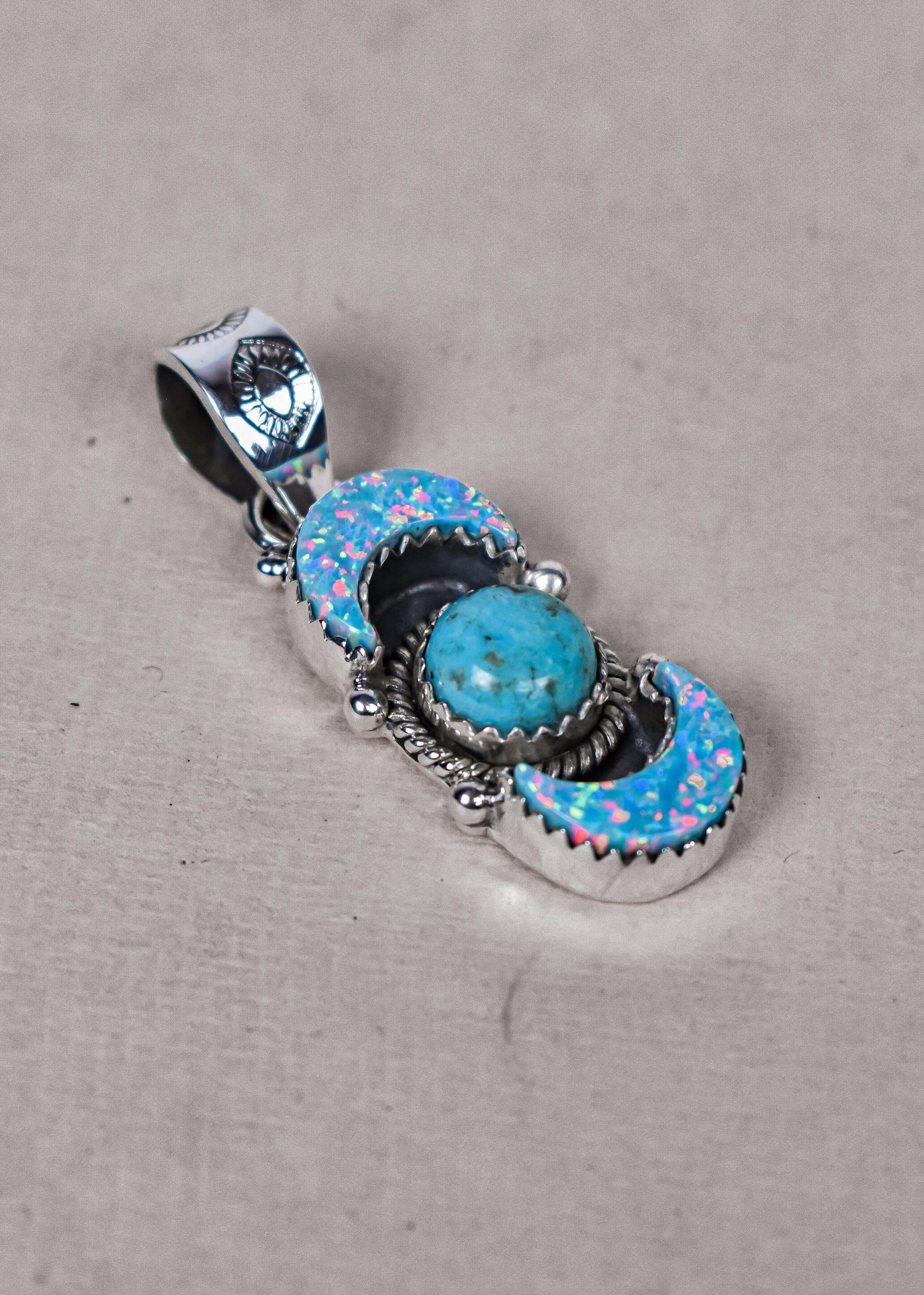 Lunar Crescent Pendant-Pendant Necklaces-Krush Kandy, Women's Online Fashion Boutique Located in Phoenix, Arizona (Scottsdale Area)