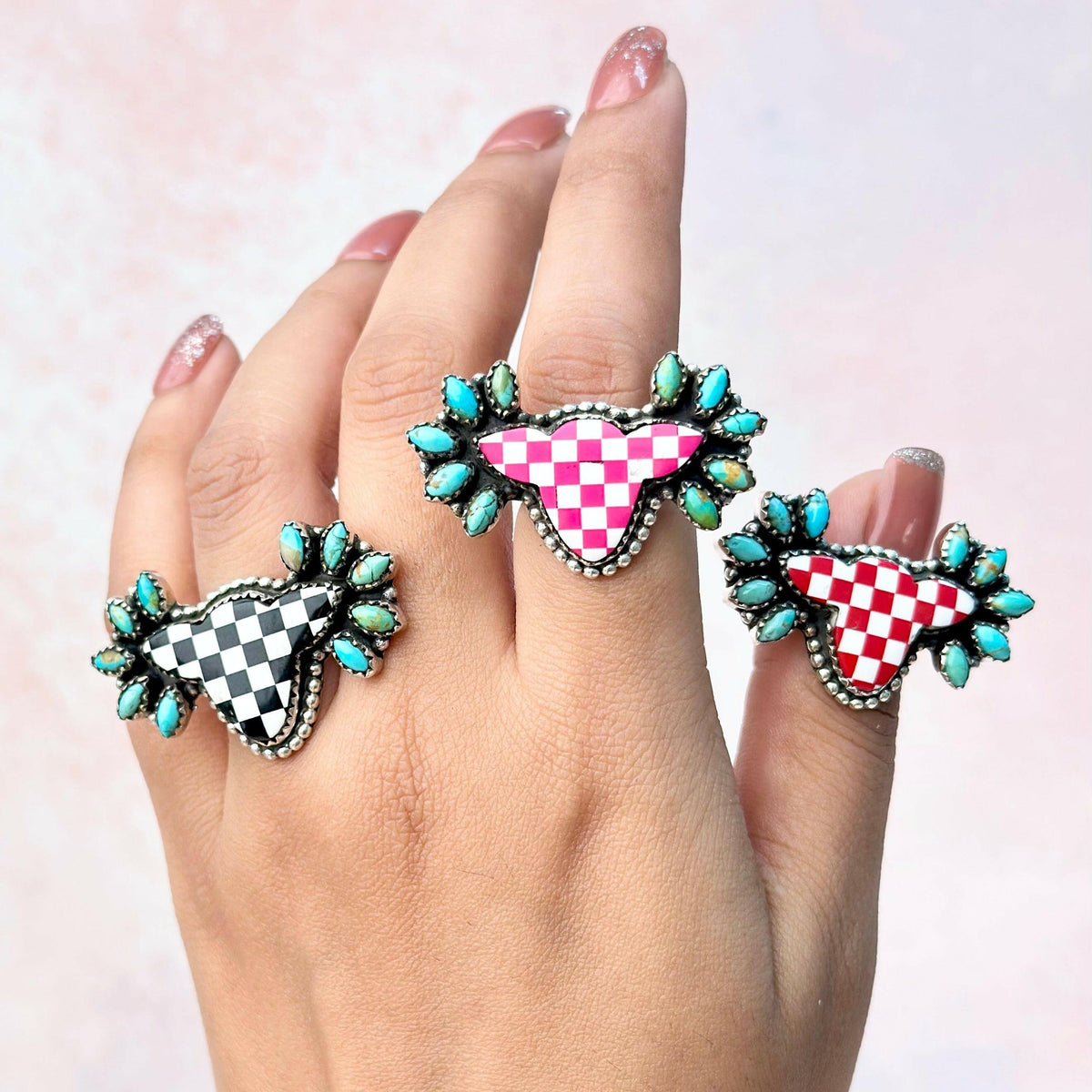 Sterling Silver Handmade Cluster Rings Collection – Krush Kandy
