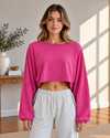 Amara Long Sleeve Crop Top