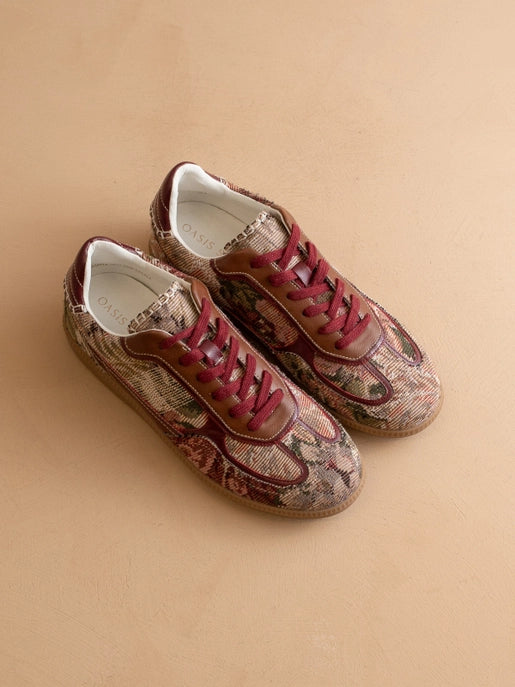 The Dalia - Tapestry Lace Up Sneakers-Shoes-Krush Kandy, Women's Online Fashion Boutique Located in Phoenix, Arizona (Scottsdale Area)