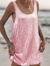 Sequin Scoop Neck Mini Dress-Dresses-Krush Kandy, Women's Online Fashion Boutique Located in Phoenix, Arizona (Scottsdale Area)