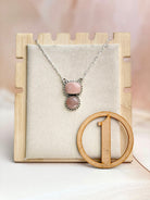 Sunstone 2 stone Necklace sno 33-Necklaces-Krush Kandy, Women's Online Fashion Boutique Located in Phoenix, Arizona (Scottsdale Area)