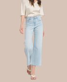 Sun-Kissed Crop High Rise Wide Leg Jeans-Denim-Krush Kandy, Women's Online Fashion Boutique Located in Phoenix, Arizona (Scottsdale Area)