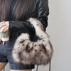 Wild Texture Plush Statement Hobo Bag-Pre order