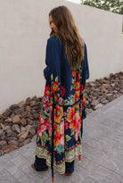 Boho Luxe Styling with the Giant Floral Kimono Duster-Kimonos-Krush Kandy, Women's Online Fashion Boutique Located in Phoenix, Arizona (Scottsdale Area)