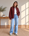 Elowen Zip Knit Cardigan