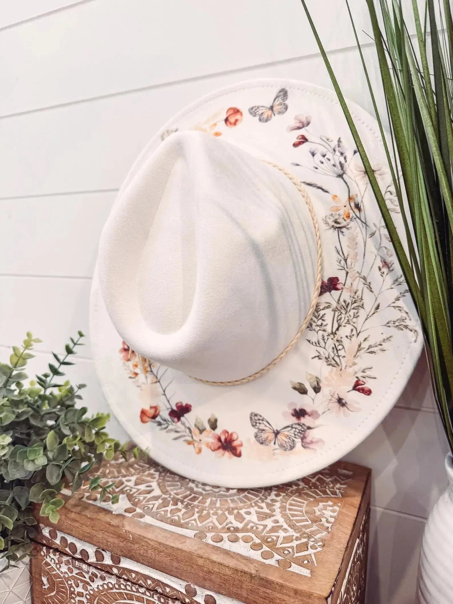 Floral Print Hat-Hats-Krush Kandy, Women's Online Fashion Boutique Located in Phoenix, Arizona (Scottsdale Area)