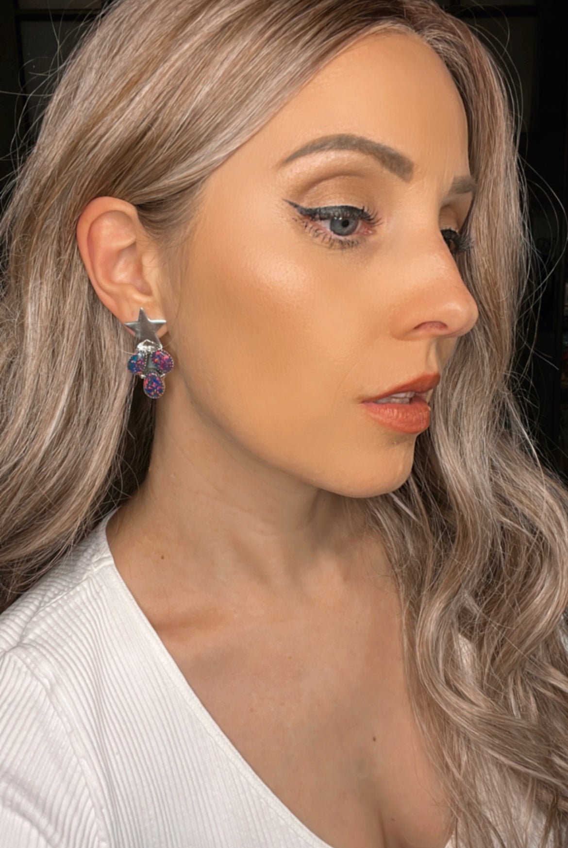 Star Stud Cluster Earring |-Stud Earrings-Krush Kandy, Women's Online Fashion Boutique Located in Phoenix, Arizona (Scottsdale Area)