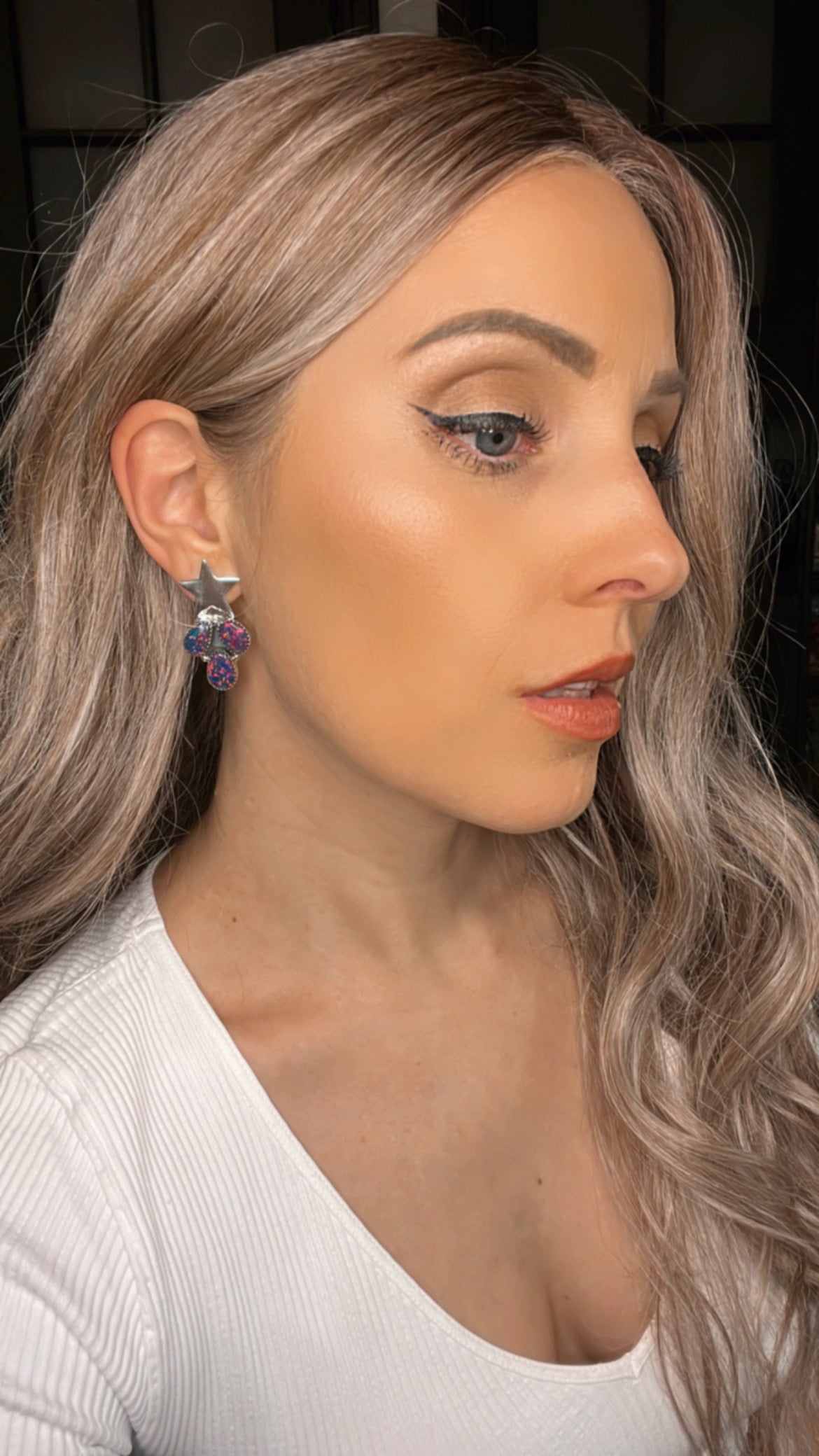 Star Stud Cluster Earring |-Earrings-Krush Kandy, Women's Online Fashion Boutique Located in Phoenix, Arizona (Scottsdale Area)