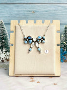 Winter Frost Golden Hills Bow Necklace-Necklaces-Krush Kandy, Women's Online Fashion Boutique Located in Phoenix, Arizona (Scottsdale Area)