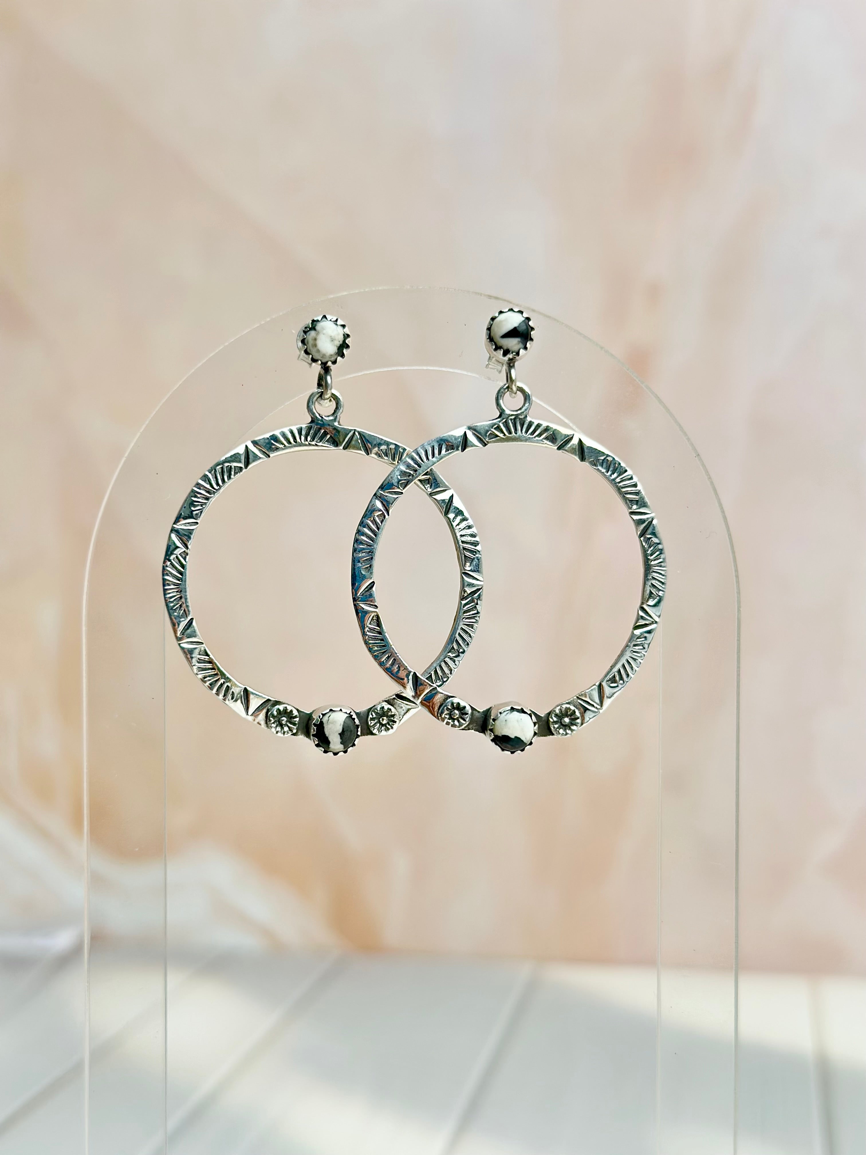 Boho Hoops Earrings-Earrings-Krush Kandy, Women&#39;s Online Fashion Boutique Located in Phoenix, Arizona (Scottsdale Area)