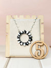 Canyon Dreams Halo Multistone Necklace-Necklaces-Krush Kandy, Women's Online Fashion Boutique Located in Phoenix, Arizona (Scottsdale Area)