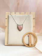 Sunstone Slab Necklace sno 32-Necklaces-Krush Kandy, Women's Online Fashion Boutique Located in Phoenix, Arizona (Scottsdale Area)