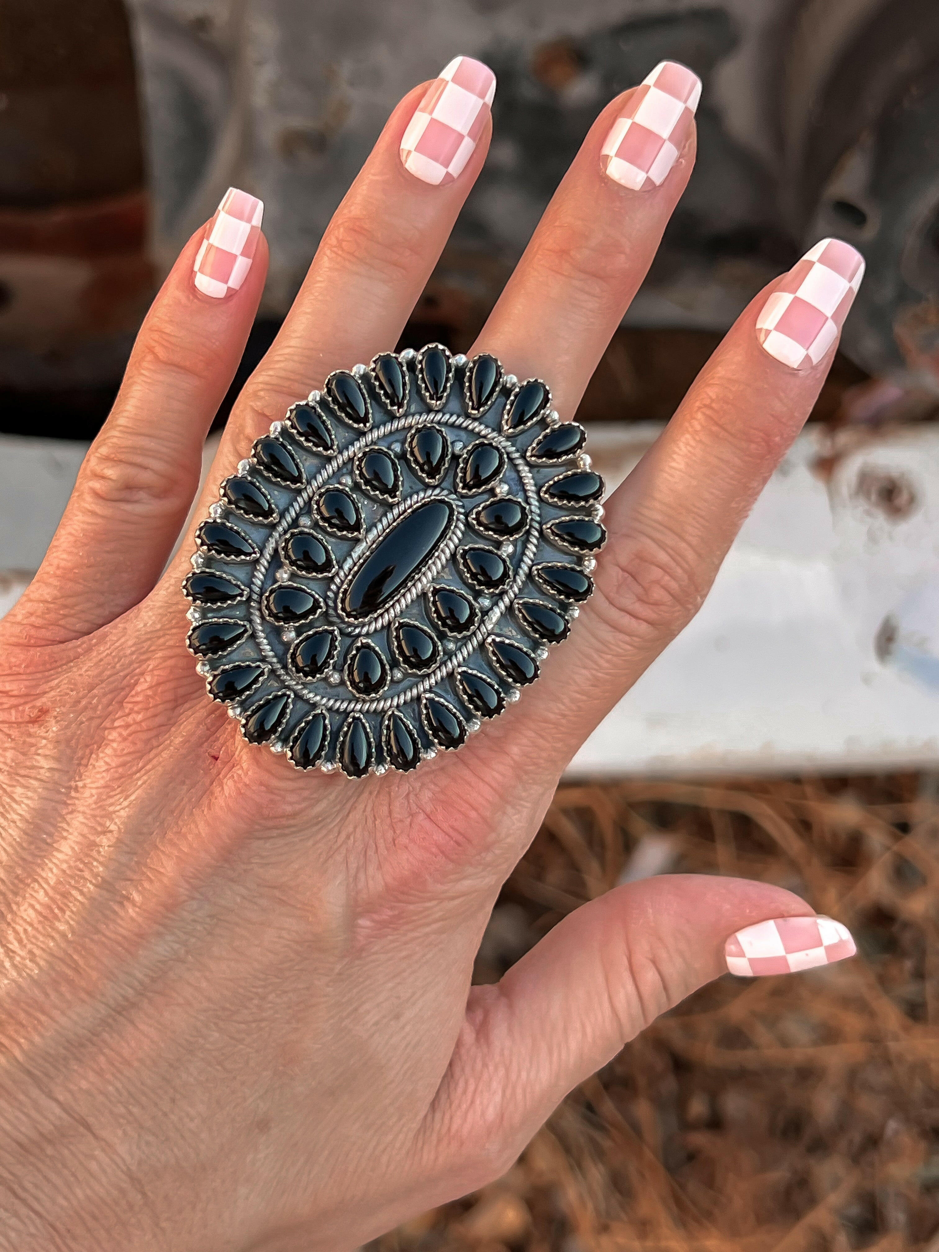 Big Mama Concho Ring MADE TO ORDER-Cluster Rings-Krush Kandy, Women's Online Fashion Boutique Located in Phoenix, Arizona (Scottsdale Area)