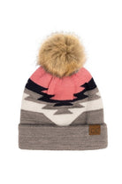 Latest Trend Aztec Pom Beanie-Hats-Krush Kandy, Women's Online Fashion Boutique Located in Phoenix, Arizona (Scottsdale Area)