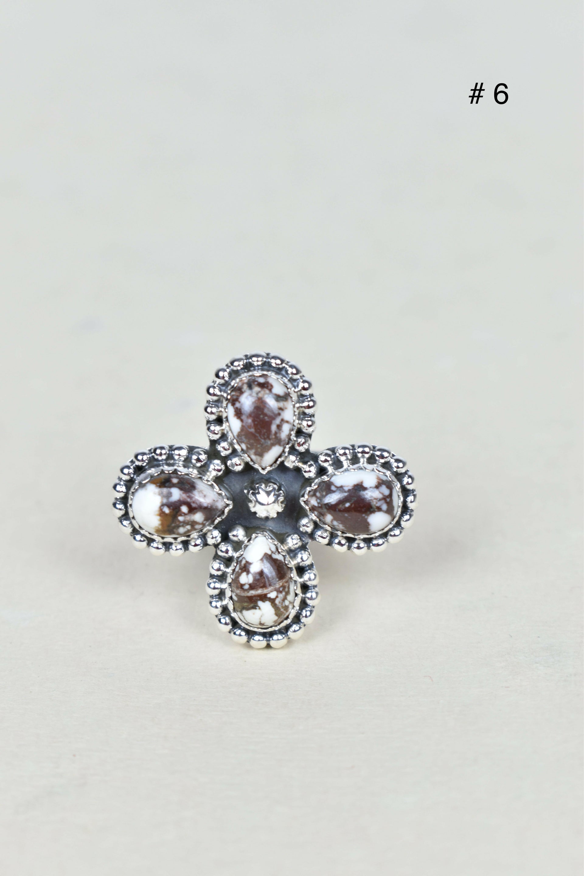 4 Leaf Cluster Ring-Cluster Rings-Krush Kandy, Women's Online Fashion Boutique Located in Phoenix, Arizona (Scottsdale Area)