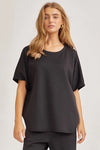 Stylish Poncho Top and Bell Bottom Modal Set-2 Piece Outfit Sets-Krush Kandy, Women's Online Fashion Boutique Located in Phoenix, Arizona (Scottsdale Area)