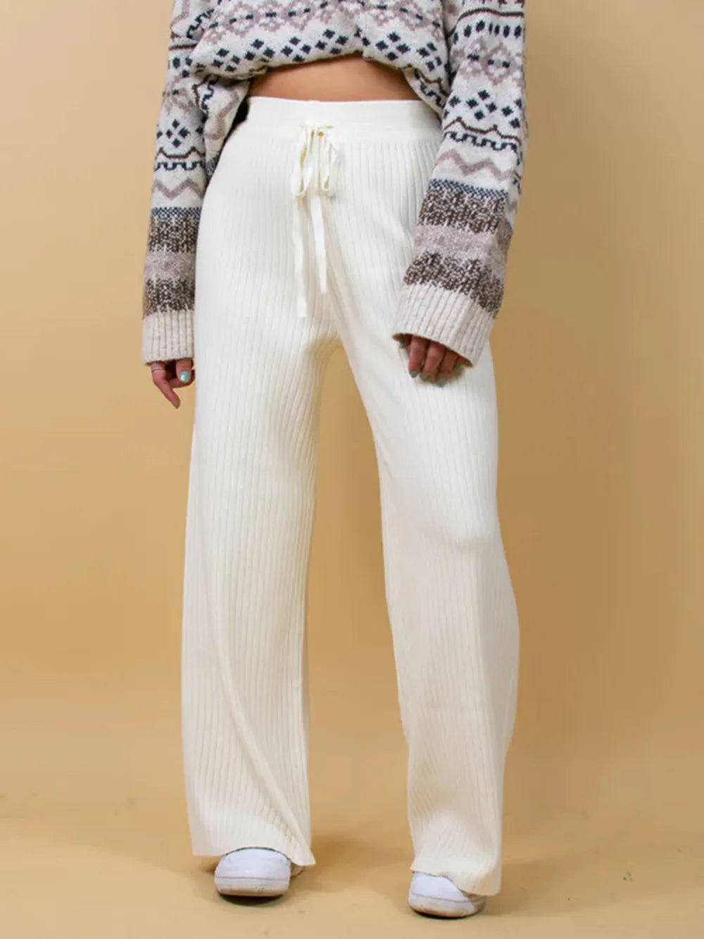Ribbed Wide Leg Sweater Pants-pants-Krush Kandy, Women's Online Fashion Boutique Located in Phoenix, Arizona (Scottsdale Area)