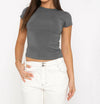 Crewneck Short Sleeve Tee-Krush Kandy, Women's Online Fashion Boutique Located in Phoenix, Arizona (Scottsdale Area)