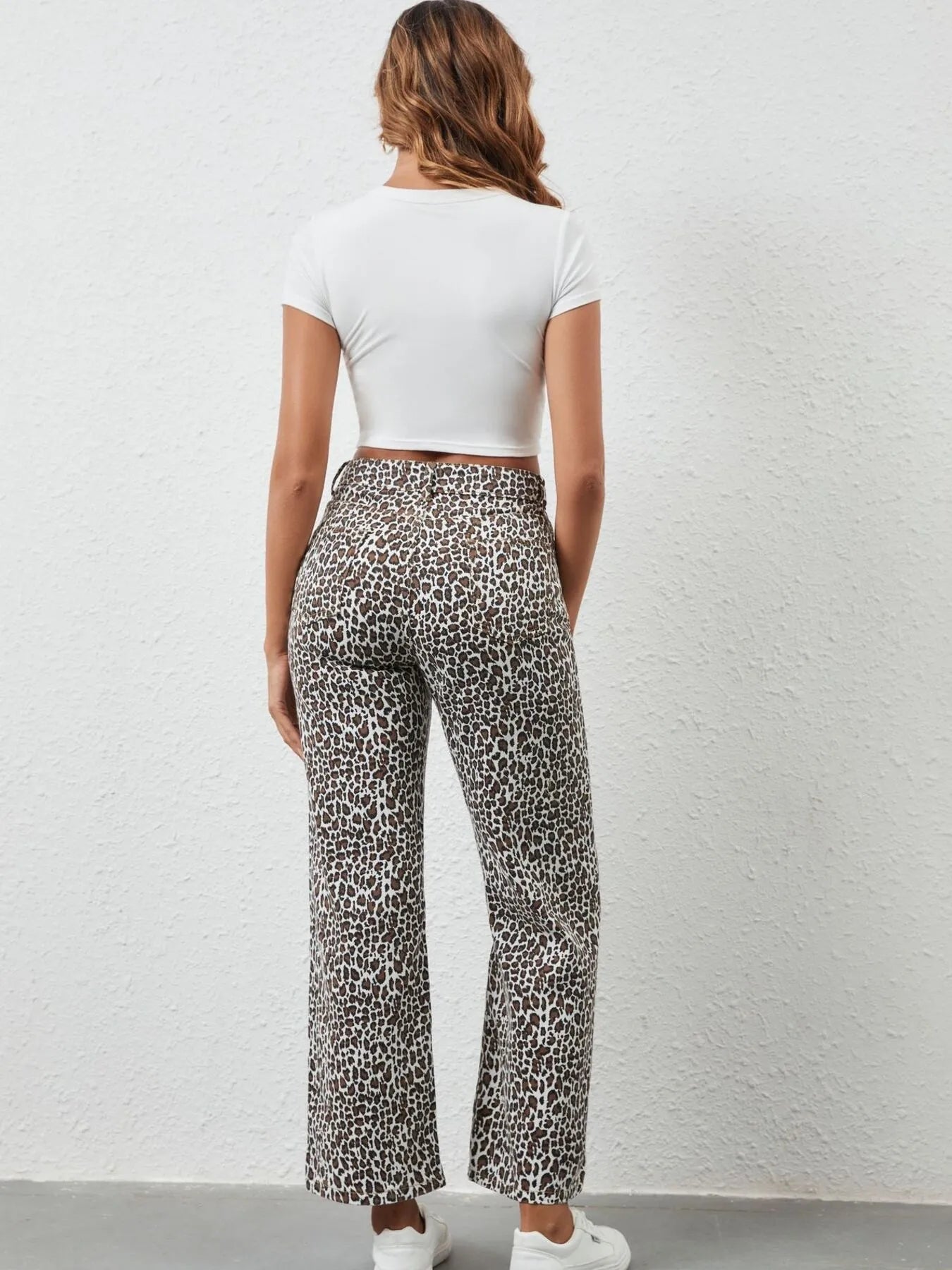 Leopard Print Wide Leg Jeans-Krush Kandy, Women's Online Fashion Boutique Located in Phoenix, Arizona (Scottsdale Area)