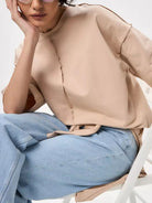 Round Neck Half Sleeve T-Shirt-Krush Kandy, Women's Online Fashion Boutique Located in Phoenix, Arizona (Scottsdale Area)