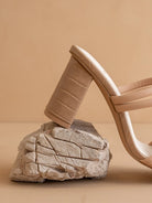 The Angela - Strappy Alligator Heels-Sandals-Krush Kandy, Women's Online Fashion Boutique Located in Phoenix, Arizona (Scottsdale Area)