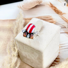 Winter's Squash Blossom Stone Stripe Ring-Ring Sizers-Krush Kandy, Women's Online Fashion Boutique Located in Phoenix, Arizona (Scottsdale Area)