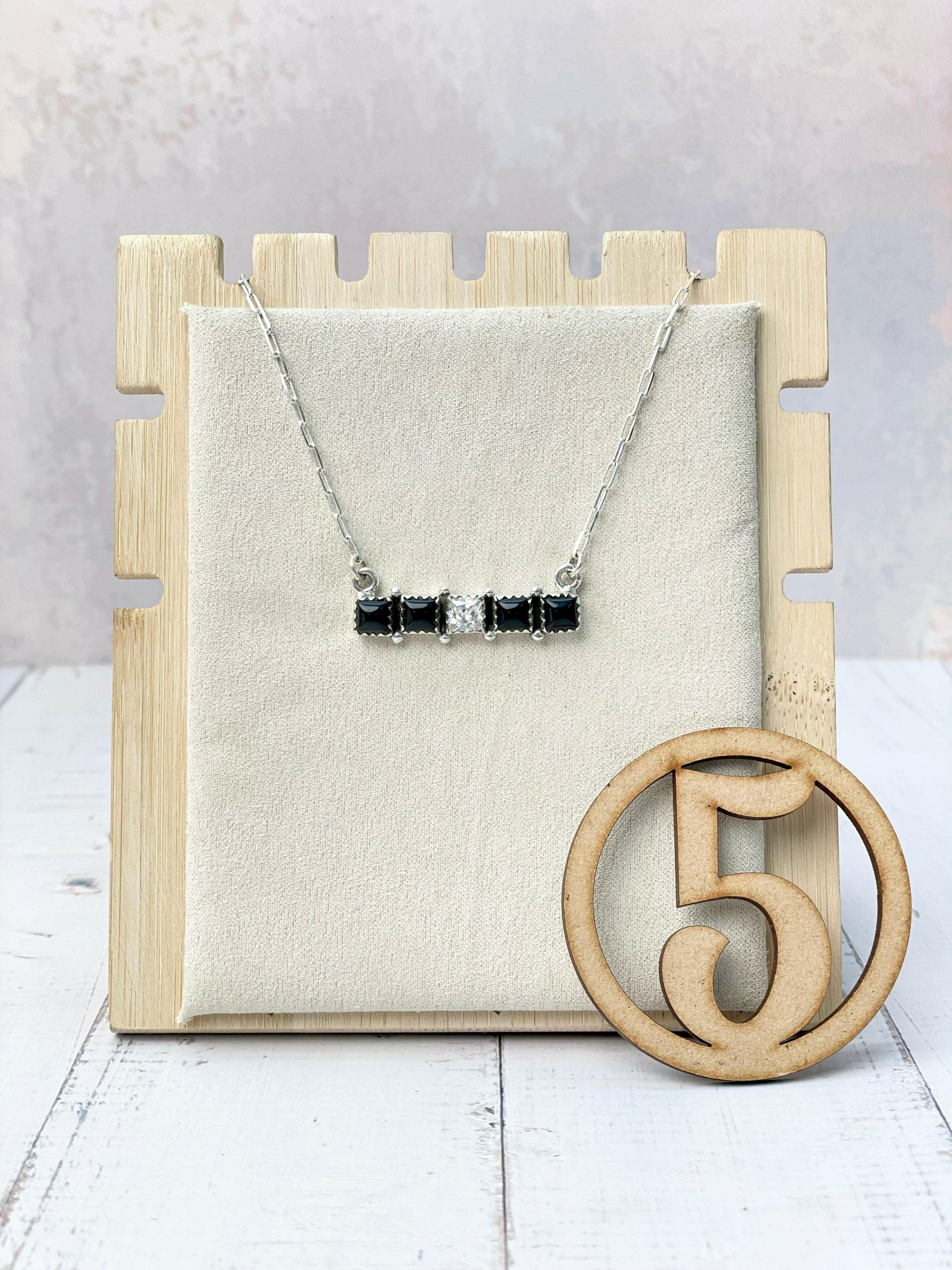 Kandy Stone Bar Necklaces-Necklaces-Krush Kandy, Women's Online Fashion Boutique Located in Phoenix, Arizona (Scottsdale Area)