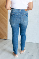 Judy Blue Alba High Rise Control Top Distressed Hem Skinny Jeans-Jeans-Krush Kandy, Women's Online Fashion Boutique Located in Phoenix, Arizona (Scottsdale Area)