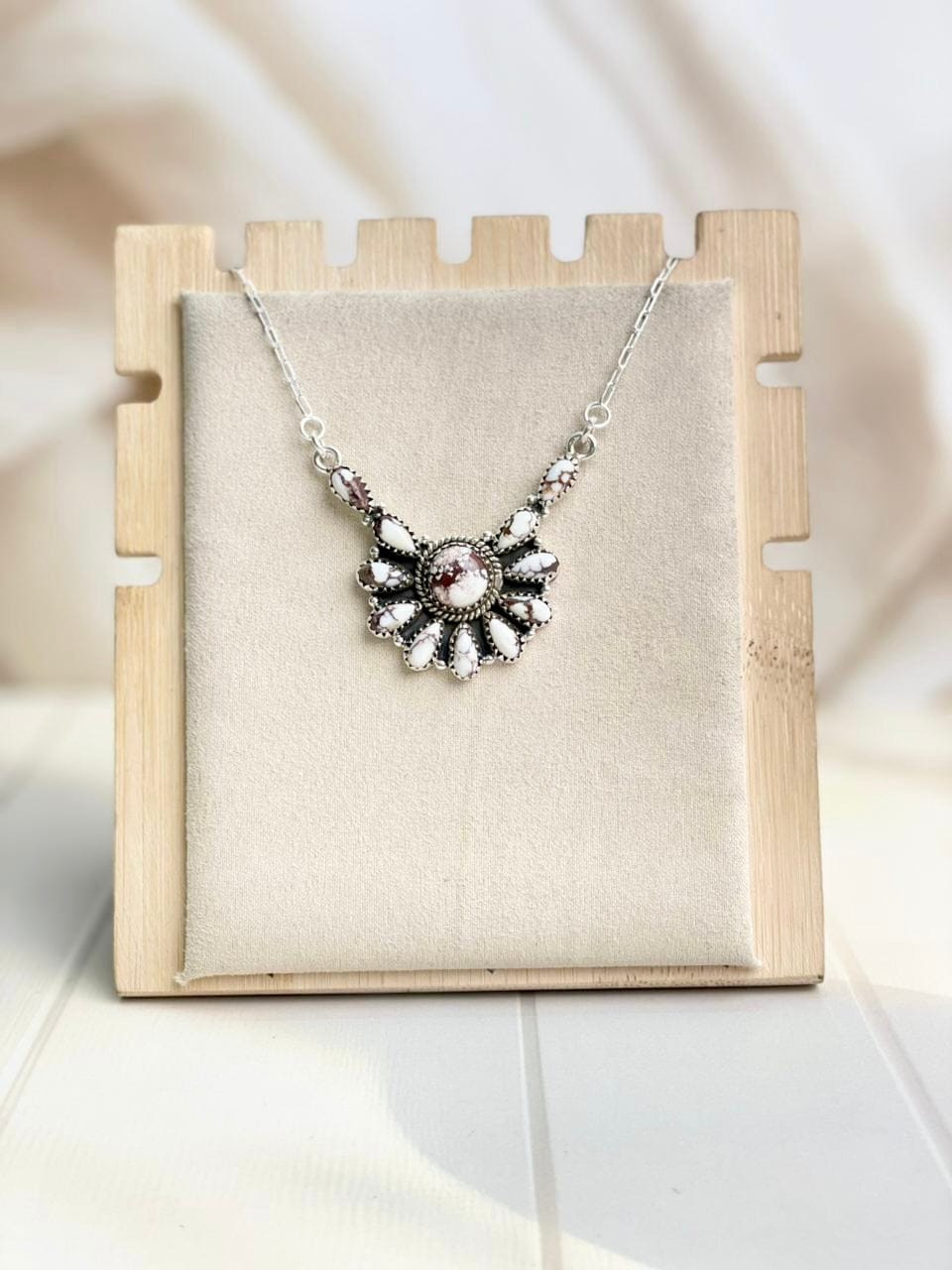 Holding the Daisy Necklace-Necklaces-Krush Kandy, Women's Online Fashion Boutique Located in Phoenix, Arizona (Scottsdale Area)