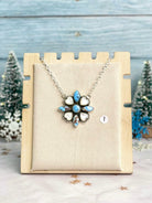 Winter Frost Golden Hills Cluster Necklace-Necklaces-Krush Kandy, Women's Online Fashion Boutique Located in Phoenix, Arizona (Scottsdale Area)