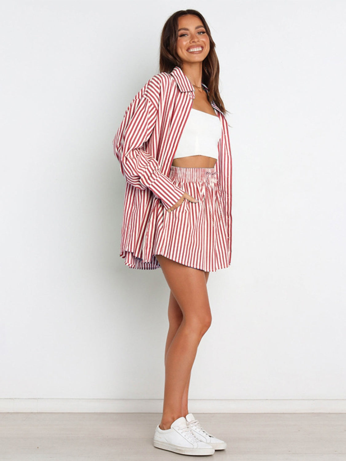 Bon Voyage Striped Set-2 Piece Outfit Sets-Krush Kandy, Women's Online Fashion Boutique Located in Phoenix, Arizona (Scottsdale Area)