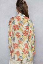 POL Floral Print Button Down Long Sleeve Shirt-Tops-Krush Kandy, Women's Online Fashion Boutique Located in Phoenix, Arizona (Scottsdale Area)