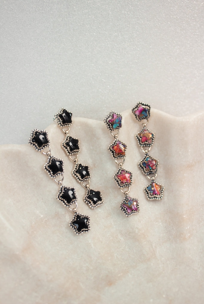 Star Stone Drop Earrings | PRE-ORDER!-Drop Earrings-Krush Kandy, Women's Online Fashion Boutique Located in Phoenix, Arizona (Scottsdale Area)