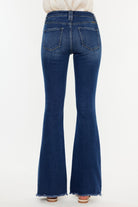 Kancan Cat's Whiskers Raw Hem Flare Jeans-Jeans-Krush Kandy, Women's Online Fashion Boutique Located in Phoenix, Arizona (Scottsdale Area)