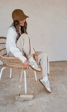 Maison Leather Suede Sneakers | Silver-Sneakers-Krush Kandy, Women's Online Fashion Boutique Located in Phoenix, Arizona (Scottsdale Area)