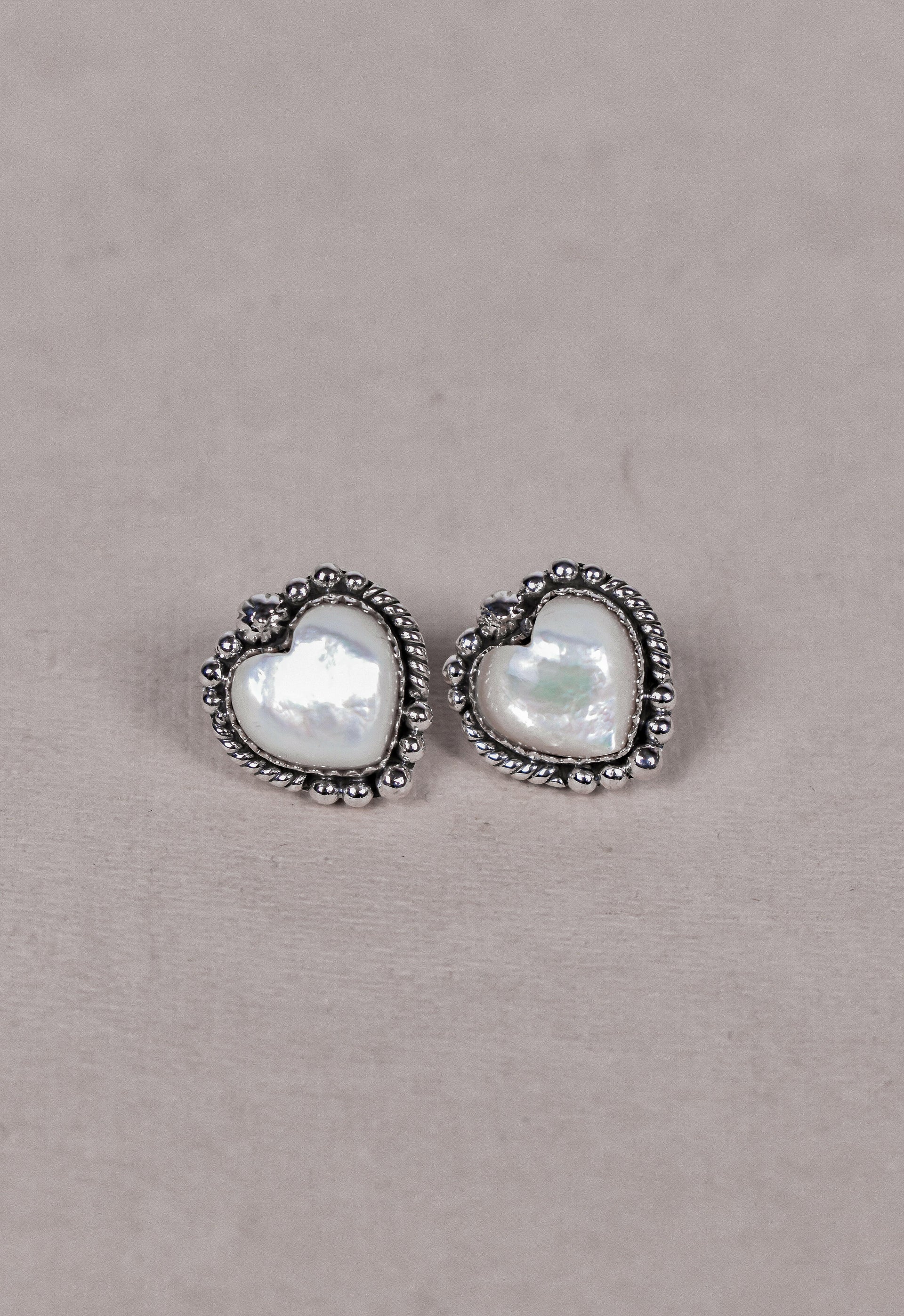 Heart Stone Earrings-Stud Earrings-Krush Kandy, Women's Online Fashion Boutique Located in Phoenix, Arizona (Scottsdale Area)