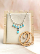 Boho Opal Dangles Necklace Sno 14-Necklaces-Krush Kandy, Women's Online Fashion Boutique Located in Phoenix, Arizona (Scottsdale Area)