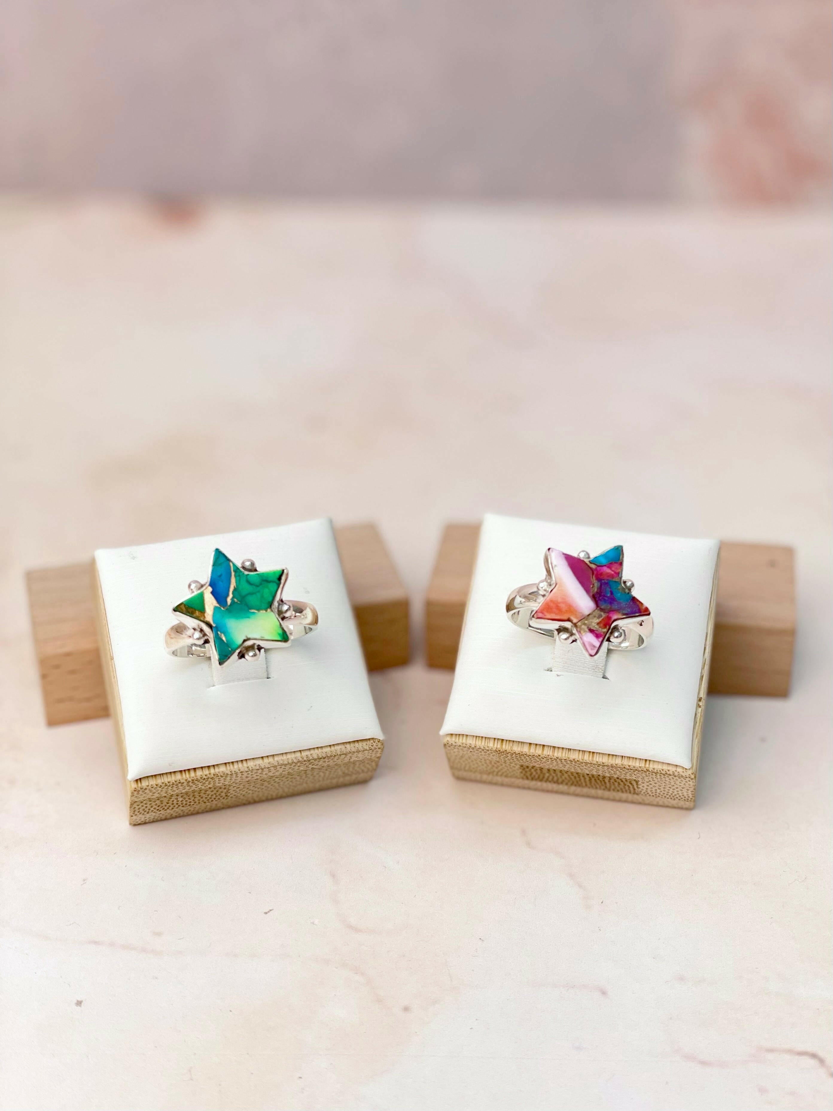 Symphony Star Dainty Rings-Rings-Krush Kandy, Women's Online Fashion Boutique Located in Phoenix, Arizona (Scottsdale Area)