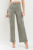 Vervet by Flying Monkey 90's Super High Rise Cargo Jeans-Krush Kandy, Women's Online Fashion Boutique Located in Phoenix, Arizona (Scottsdale Area)