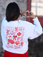 Jesus Is My Valentine Sweatshirt-Graphic Tees-Krush Kandy, Women's Online Fashion Boutique Located in Phoenix, Arizona (Scottsdale Area)