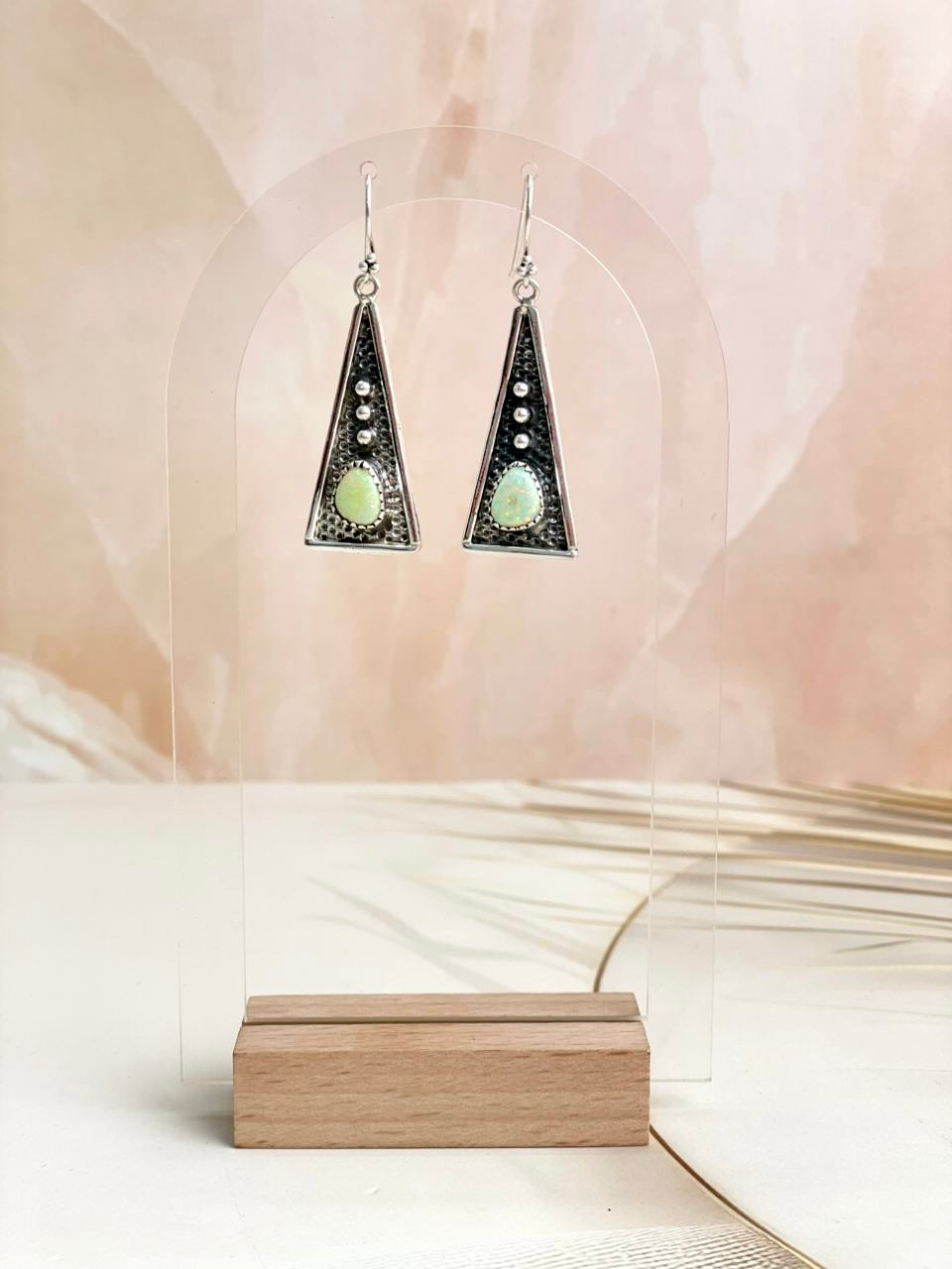 Boho Stamped Triangle Multi Earrings-Earrings-Krush Kandy, Women's Online Fashion Boutique Located in Phoenix, Arizona (Scottsdale Area)