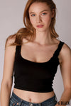 NIKKI BIKI Lettuce Edge Crop Top-Tanks-Krush Kandy, Women's Online Fashion Boutique Located in Phoenix, Arizona (Scottsdale Area)