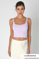 Lettuce Edge Crop Top-Tanks-Krush Kandy, Women's Online Fashion Boutique Located in Phoenix, Arizona (Scottsdale Area)