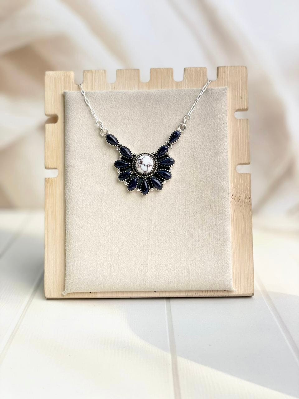 Holding the Daisy Necklace-Necklaces-Krush Kandy, Women's Online Fashion Boutique Located in Phoenix, Arizona (Scottsdale Area)