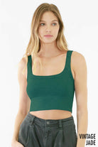 Vintage Chevron Crop Top-Tanks-Krush Kandy, Women's Online Fashion Boutique Located in Phoenix, Arizona (Scottsdale Area)