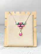Cotton Candy Bar Cluster Necklace-Necklaces-Krush Kandy, Women's Online Fashion Boutique Located in Phoenix, Arizona (Scottsdale Area)