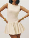 Sleeveless Ruched Mini Tank Dress-dress-Krush Kandy, Women's Online Fashion Boutique Located in Phoenix, Arizona (Scottsdale Area)