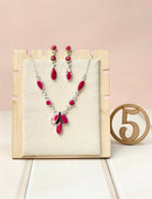 High Desert Glow Jasper Necklace and Earrings Set-Necklaces-Krush Kandy, Women's Online Fashion Boutique Located in Phoenix, Arizona (Scottsdale Area)